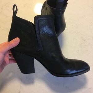 Dolce Vita Black Leather Booties